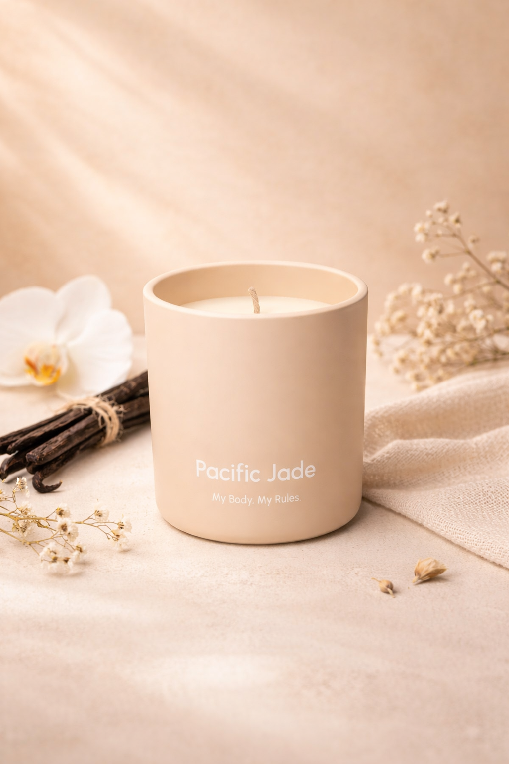 Healthy, Non-Toxic Natural Scent Soy Wax Stress Relief Candle