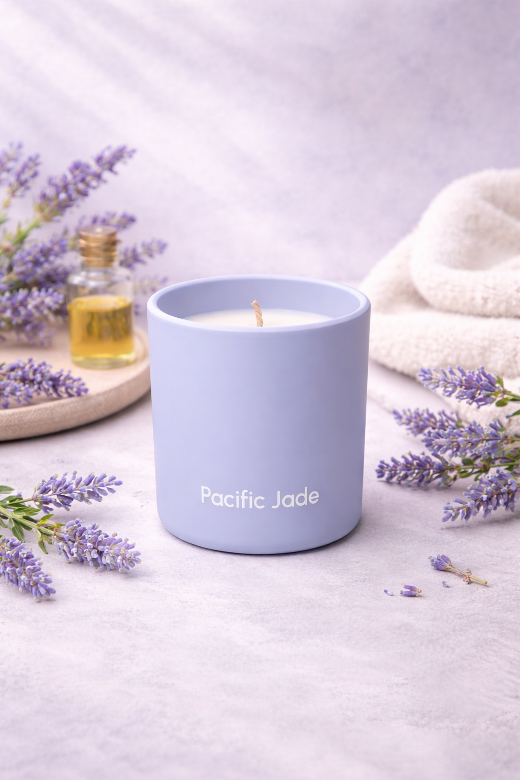 Healthy, Non-Toxic Natural Scent Soy Wax Stress Relief Candle