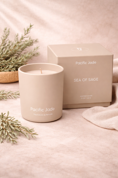 Healthy, Non-Toxic Natural Scent Soy Wax Stress Relief Candle
